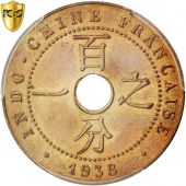Indochine, 1 Cent, 1938 A, PCGS AU Details