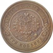 Russie, Nicolas II, 3 Kopeks, 1913, Saint-Ptersbourg, KM 11.2
