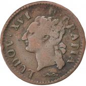 Louis XVI, Liard  l'cu, 1778, Aix-en-Provence, KM 585.15