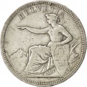 Suisse, Confdration helvtique, 5 Francs, 1874 B, Bruxelles, KM 11