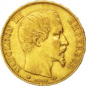 Second Empire, 20 Francs Napoléon III tête nue, 1860 BB (6 sur 5), Strasbourg, Gadoury 1061