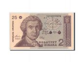 Croatie, 25 Dinara type 1991-93, Pick 19a