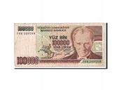 Turquie, 100000 Lira type Law ocak 14 1970-97 ND, Pick 206