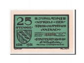 Notgeld, Bayern, Ansbach, 25 Pfennig 1921, 65986, Mehl 35.2c