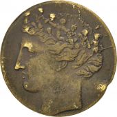IIme Rpublique, preuve en bronze de 5 Francs par Barre, 1843, Paris