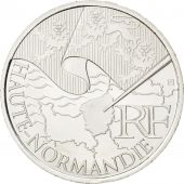 Vme Rpublique, 10 Euro des Rgions, Haute-Normandie, 2010, KM 1656