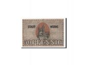 Allemagne, Worms, 50 Pfennig, cathdrale, 1919, 1919-08-30, TB+