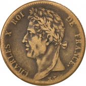 Charles X, Colonies Franaises, 5 Centimes, 1830 A, Paris, Lecompte 302