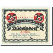 Allemagne, Budelsdorf Gemeinde, 25 Pfennig, personnage, O.D, NEUF, Mehl:200.1