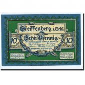Allemagne, Greiffenberg, 10 Pfennig, chasseur, 1920-04-19, NEUF, Mehl:470.1