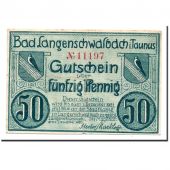 Allemagne, Langenschwalbach, 50 Pfg, personnage, 1920-12-01, SPL, Mehl:771.1