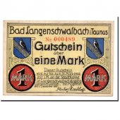 Allemagne, Langenschwalbach, 1 Mark, personnage, 1920-12-01, SPL, Mehl:771.2