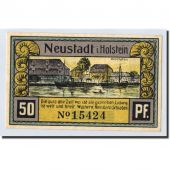 Billet, Allemagne, Neustadt i. Holstein Stadt, 50 Pfennig, bateau, O.D, Undated