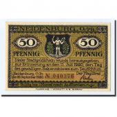 Banknote, Germany, Neidenburg, 50 Pfennig, paysage, 1920, 1920-09-22, UNC(63)