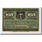 Banknote, Germany, Neidenburg, 25 Pfennig, paysage, 1920, 1920-09-22, UNC(63)