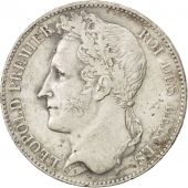 Belgique, Lopold I, 5 Franc tte laure, 1848, KM 3.2