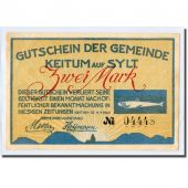 Banknote, Germany, Keitum, 2 Mark, personnage, 1920, 1920-04-15, UNC(63)