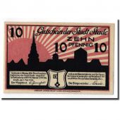 Banknote, Germany, Stade, 10 Pfennig, paysage, 1920, 1920-05-01, UNC(63)