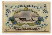 Billet, Allemagne, Scheebel, 50 Pfennig, agriculteur, 1921, 1921-01-01, SPL