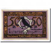 Banknote, Germany, Merseburg Stadt, 50 Pfennig, paysage, 1921, 1921-05-01