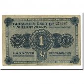 Billet, Allemagne, 1 Million Mark, 1923, 1923-08-15, KM:S1101, SPL