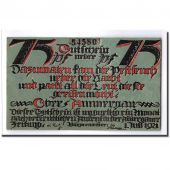 Billet, Allemagne, Oberammergau, 75 Pfennig, squelette, 1921, 1921-07-01, SPL