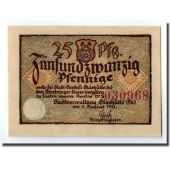 Billet, Allemagne, Glashutte, 25 Pfennig, Citation 1, 1921, SPL, Mehl:430.1