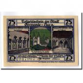 Billet, Allemagne, Gernrode a. H., 75 Pfennig, personnage, 1921, 1921-10-21