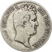 Louis-Philippe I, 5 Francs tte nue, tranche en relief, 1830 A, Paris, Gadoury 676a