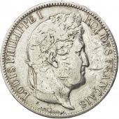 Louis-Philippe I, 5 Francs tte laure, tranche en relief, 1831 A, Paris, Gadoury 677a
