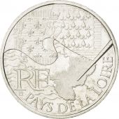 Vème République, 10 Euro des Régions, Pays de la Loire, 2010, KM 1665