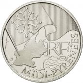 Vme Rpublique, 10 Euro des Rgions, Midi-Pyrnes, 2010, KM 1663