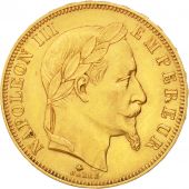 Second Empire, 50 Francs or Napolon III tte laure, 1862 A, Paris, Gadoury 1112