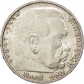 Allemagne, IIIme Reich, 5 Reichsmark, 1938 J, Hambourg, KM 94