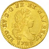 Louis XV, Louis d'or aux 2 L, 1722 W, Lille, Gadoury 337