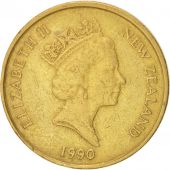 Nouvelle-Zlande, Elizabeth II, 2 Dollars, 1990, KM 79