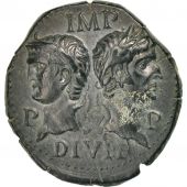 Nemausus, Nmes, Auguste et Agrippa, Dupondius, RIC 160