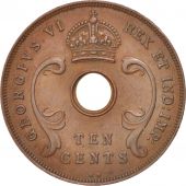 Afrique de l'Est, George VI, 10 Cents, 1937 KN, KM 26.1