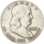 tats-Unis, 1/2 Dollar Franklin, 1957 D, Denver, KM 199