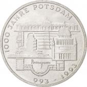GERMANY - FEDERAL REPUBLIC, 10 Mark, 1993, Stuttgart, KM:180, SPL, Silver