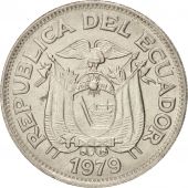 Ecuador, 50 Centavos, Cincuenta, 1979, KM:81, MS(60-62), Nickel Clad Steel