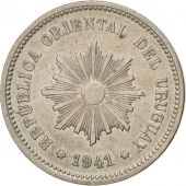 Uruguay, 5 Centesimos, 1941, Santiago, KM:21, AU(55-58), Copper-nickel