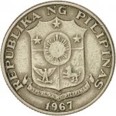 Philippines, 25 Sentimos, 1967, TB+, Copper-Nickel-Zinc, KM:199
