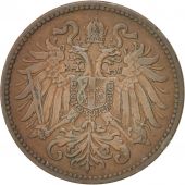 Austria, Franz Joseph I, 2 Heller, 1913, EF(40-45), Bronze, KM:2801