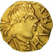 France, Merovingian, Banassac, Triens, Montaire Sigebert, AU(55-58), Gold