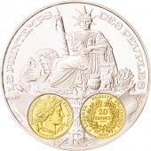 2000 ans d'Histoire montaire franaise, 20 Francs, Mdaille