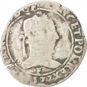 France, Franc au Col Plat, 1577, Angers, B+, Silver, Duplessy:1130, Ciani:1427