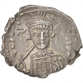 Constantine IV 668-685, Hexagram, 668-685, Constantinople, AU(55-58), Silver,...