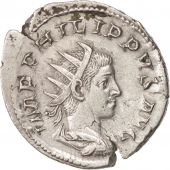Philip II, Antoninianus, 249, Roma, AU(50-53), Billon, RIC:230