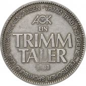 Allemagne, Ein Trimm Taler, Politics, Society, War, Medal, 1983, TTB+, Cuivre...